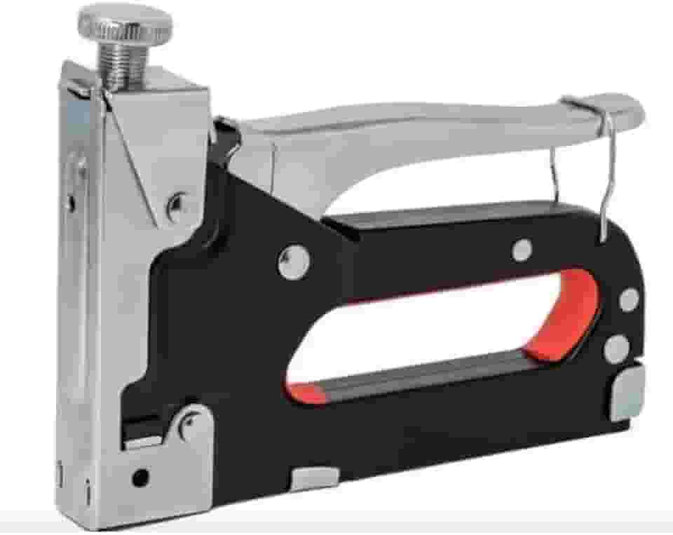 Grampeador Tapeceiro Em Aço P/Madeira Estofado Alta Pressão