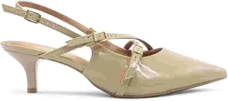 Sapato Slingback Salto Baixo Vizzano