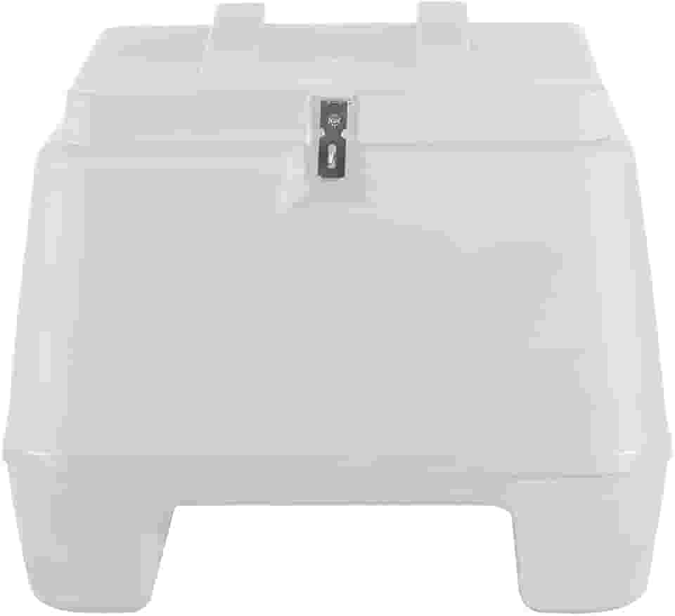 BAÚ PLÁSTICO SUPERIOR 80 LITROS PRO TORK BRANCO INJETADO