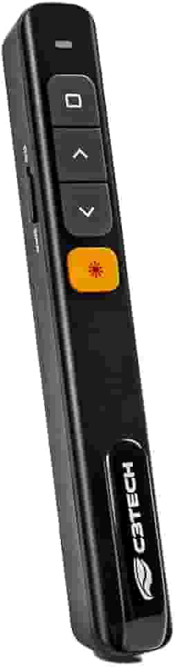 C3Tech Apresentador sem fio AP-200, com funções PPT e Multimídia, Compativel com Windows MACos Linux