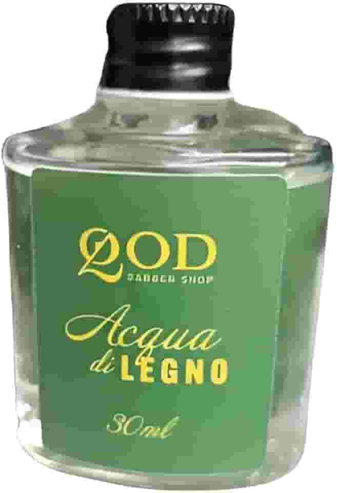 QOD Barber Shop Acqua Di Legno, Perfume Masculino Amadeirado, Fragrância Premium para Homens, 30ml
