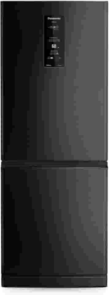 Geladeira Panasonic BB64 Black Inox Inverse Frost Free 460L Inverter A+++ - NR-BB64PV1B 127V