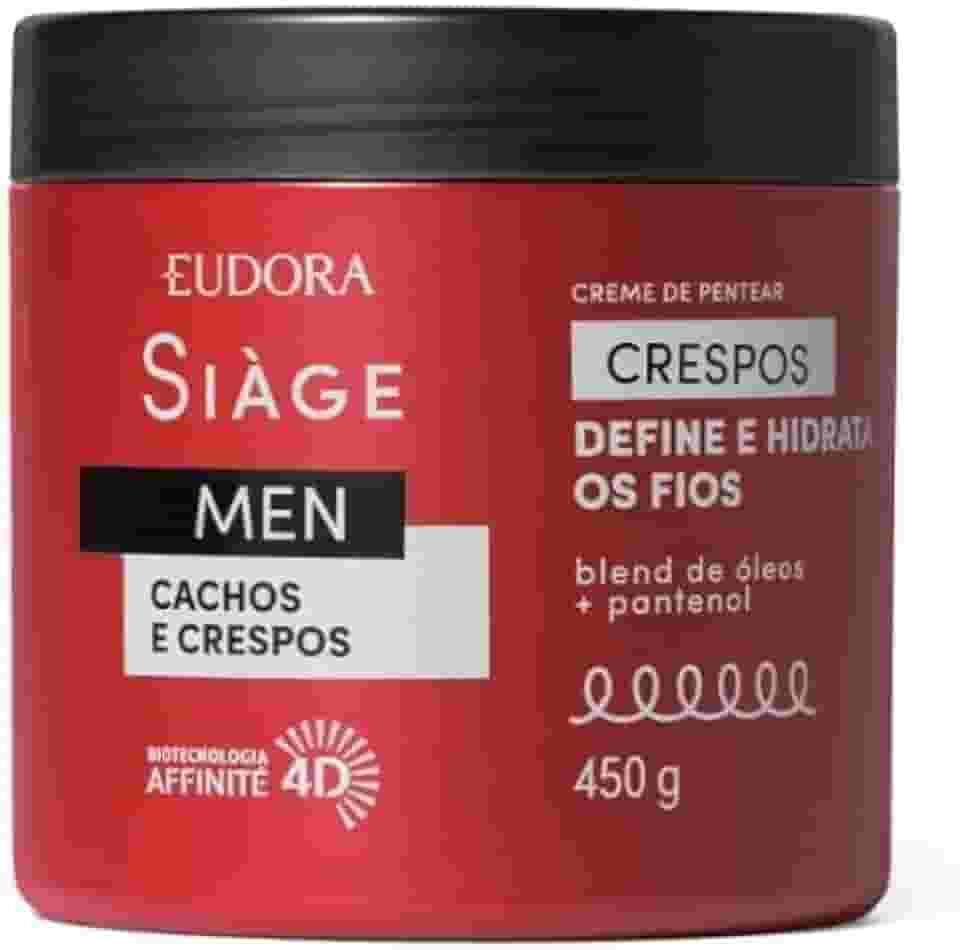 EUDORA, EUDORA SIAGE MEN CREME DE PENTEAR CACHOS E CRESPOS 450g