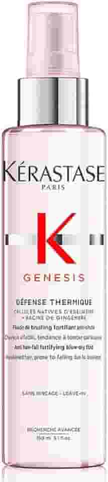 Kérastase Spray Genesis Spray Défense Thermique, Cabelos com queda, Prevenção da queda, Flor de Edelweiss, Raiz de gengibre, Xylose, 150 ml