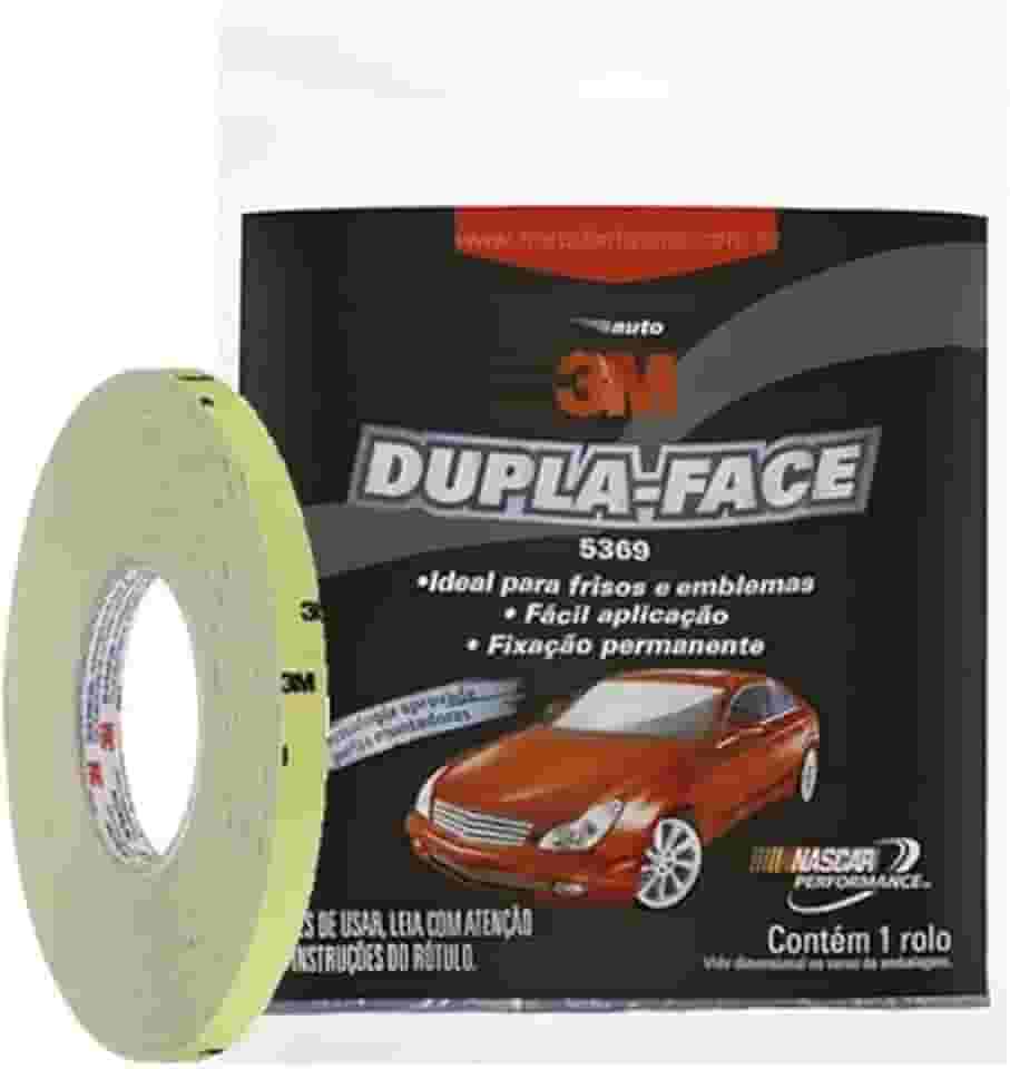 Fita Dupla Face 3M Automotiva de Espuma 5369 6MM X 20M
