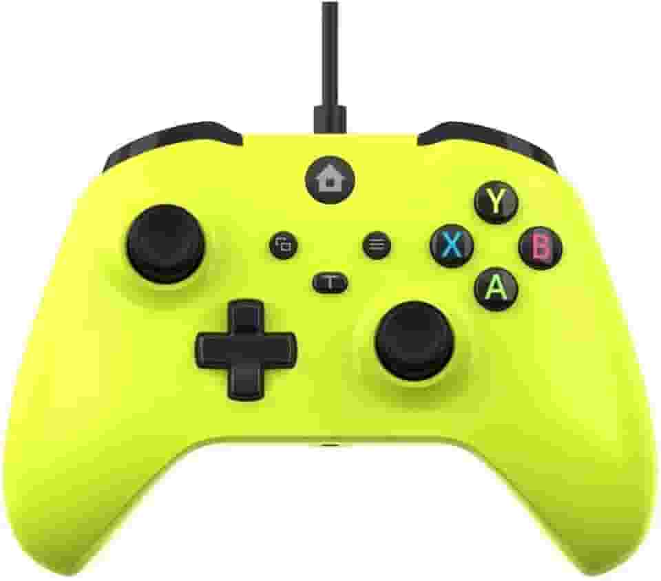 GMVOX Wired Controller for XBOX-ONE, Gamepad with 3.5mm Audio Jack/Dual Vibration, Support Turbo Function, Compatible with XBOX One&One S&X, XBOX Series S&X, PC, IOS, Android Platforms,Green
