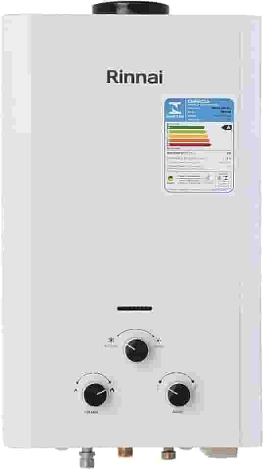 Rinnai M11-11 litros GN (Gás Natural) Branco - Aquecedor de Água a Gás Mecânico REU-M110 CFH
