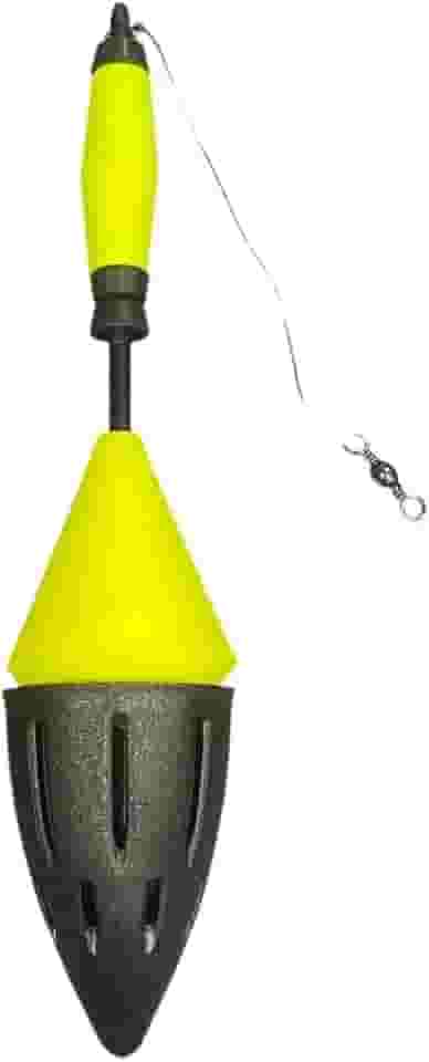 Boia Cevadeira de Pesca com Chumbo Integrado flutuador reforçado para vara de Pesca - Ideal para Rios e Lagos