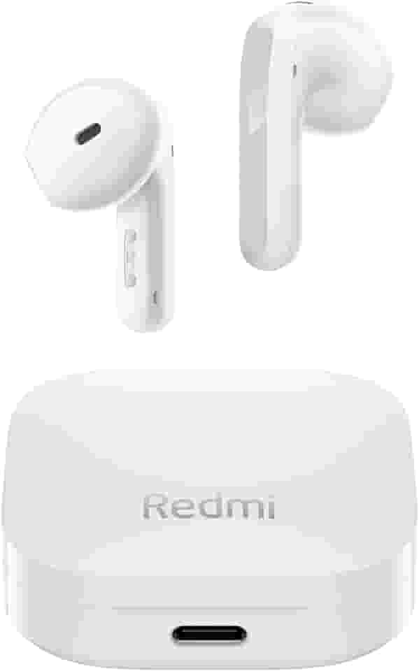Xiaomi Redmi Buds 6 Active, Fones de Ouvido Sem Fio, Versão Global (Branco)