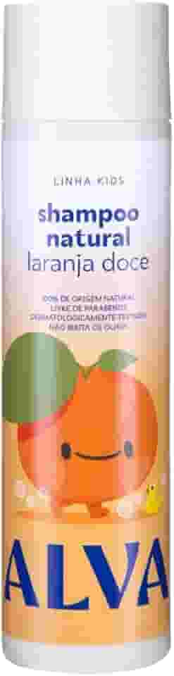 Alva Shampoo Infantil - Laranja Doce e Baunilha Vegano 250 ml
