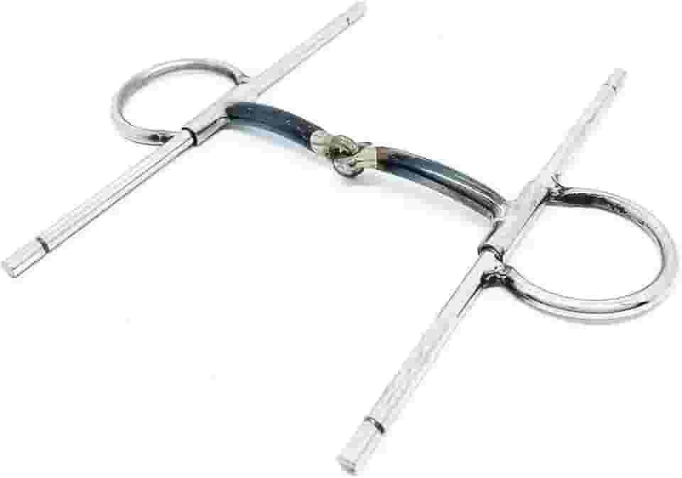 Freio Bridão Inox Bocal Partido Para Cavalo