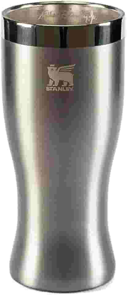 Stanley - Copo Térmico Pilsner, 444ml, Copo para Bebidas Frias ou Quentes, Stainless Steel