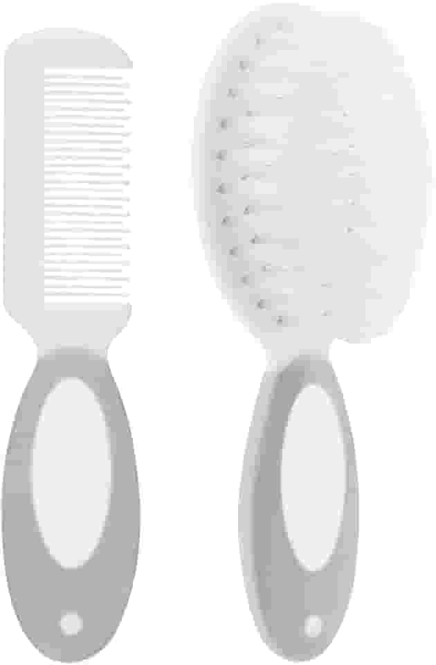 Buba Escova E Pente Baby - Cinza Cinza