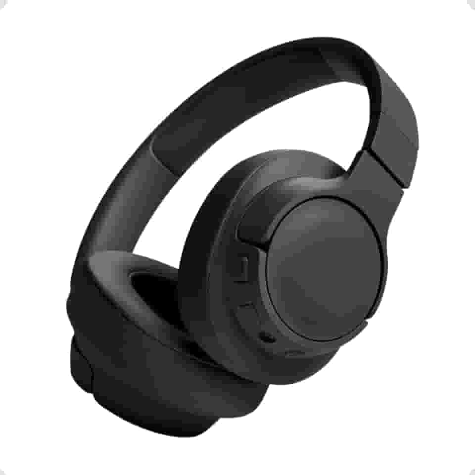 Fones de Ouvido Bluetooth 5.3 Over-Ear, Cancelamento de Ruído, Design Ergonômico, Corrida Treino Academia, Headfone, Homeoffice, Fone Confortavel. (Preto)