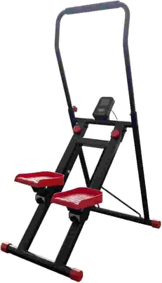 Máquina Simulador Escada Caminhada Dobrável 130kg Academia