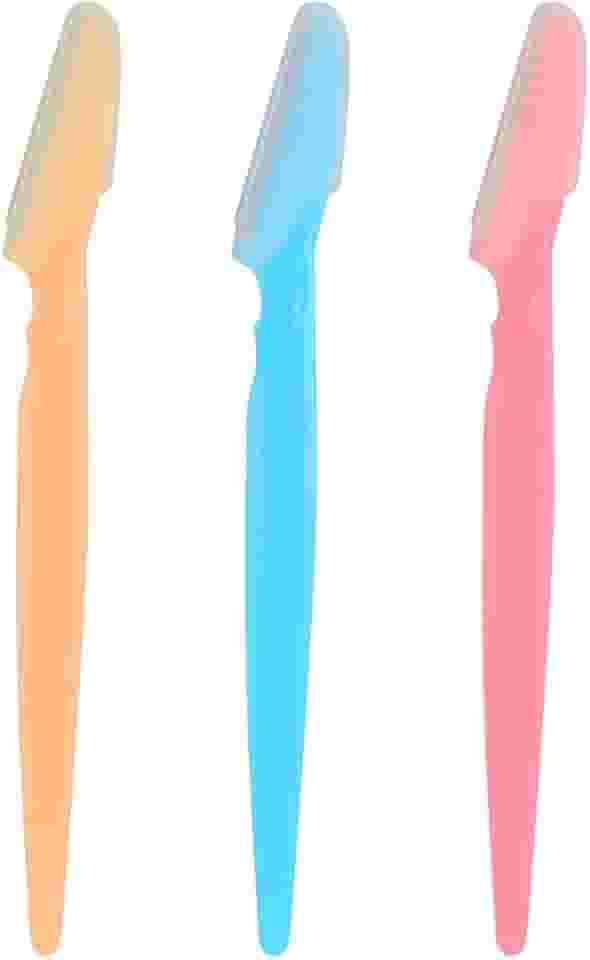 Kit de Navalha Lâminas Ferramentas de Depilação Esfoliante + Capa de Precisão - Sobrancelhas e Rosto