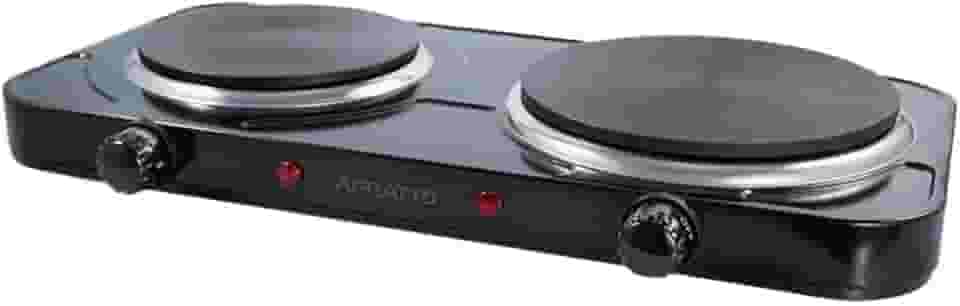 Agratto Fogão eletrico de mesa 2 pratos FMP-02 preto 220V 2500W