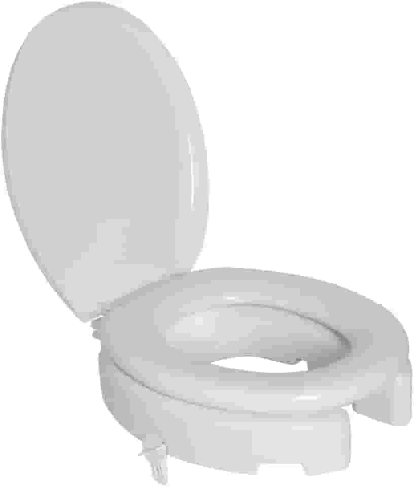 Assento Elevado com Trava com TPK, Astra, Branco, 7 cm