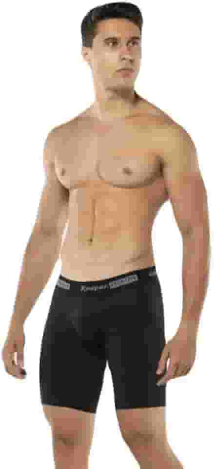 Cueca Boxer Microfibra Ciclista Long Leg Box Keeper Esportiva Anti Assadura