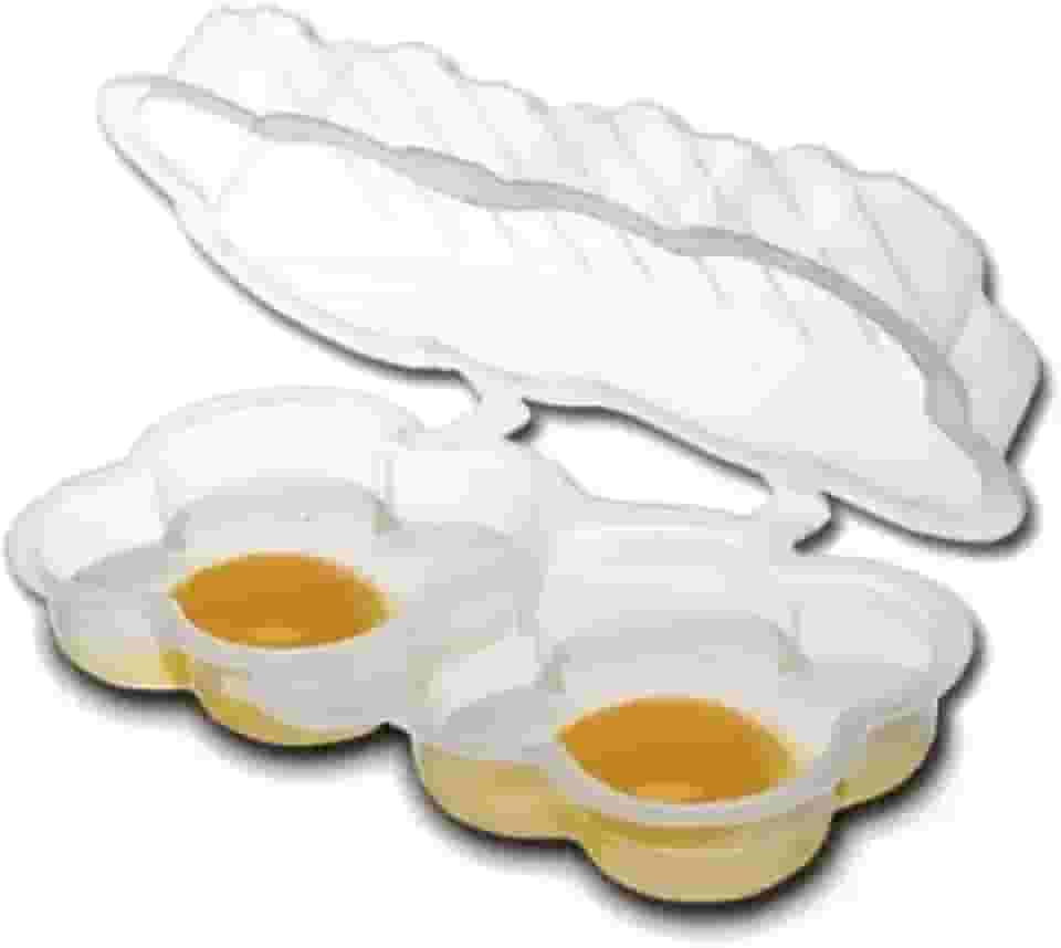 Omeleteira Forma De Ovos Dupla P/Microondas Fácil Saudável