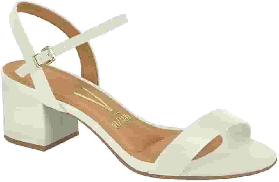 Sandália Feminina Salto Bloco Pelica Nude Vizzano 6291.900