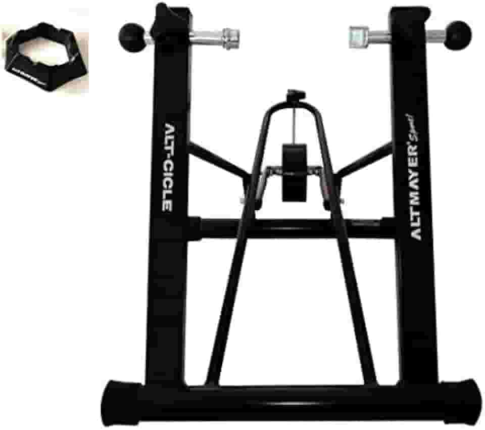 Rolo de Treino Bike Para Exercícios + base niveladora pneu dianteiro