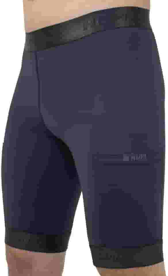 Bermuda de Compressao Masculina Hupi Run Pro, Cor: Preto, Tamanho: Xg