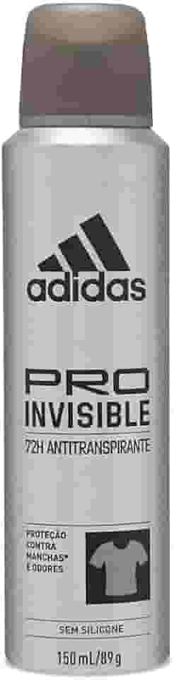Adidas Pro Invisible - Desodorante Masculino, 150Ml, 1 Unidade