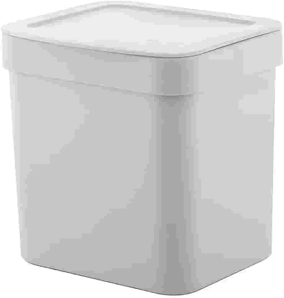 Ou Lixeira de bancada 4,7L Branco Linha Trium