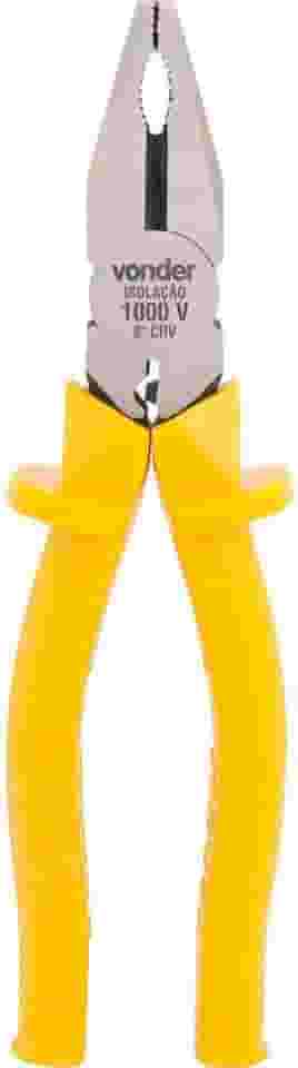 Vonder, Alicate Universal 8", Para Eletricista, Profissional, Crv, 1.000 V.