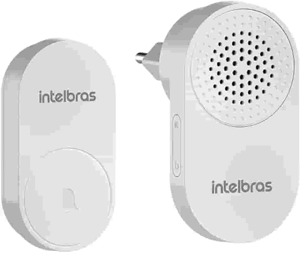 Campainha Sem Fio sem Bateria CIK 102 Branca Intelbras