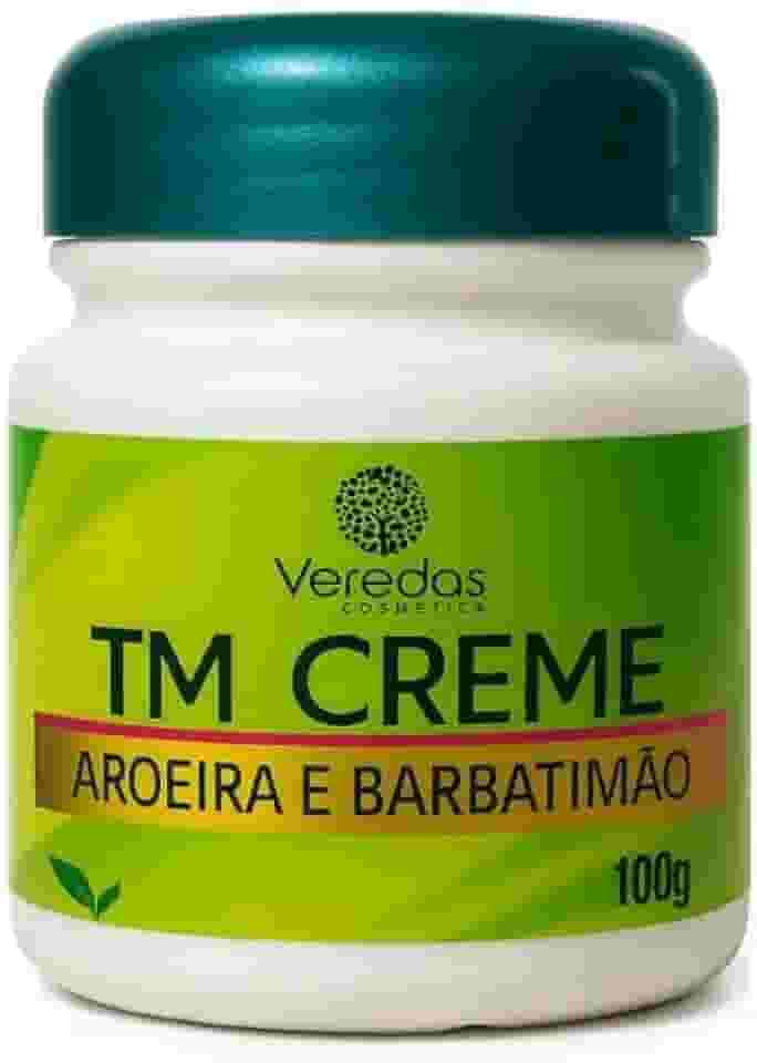 Creme Hidratante TM Aroeira e Barbatimão 100g - Clareador natural, cicatrizante e Hidratante para a pele.