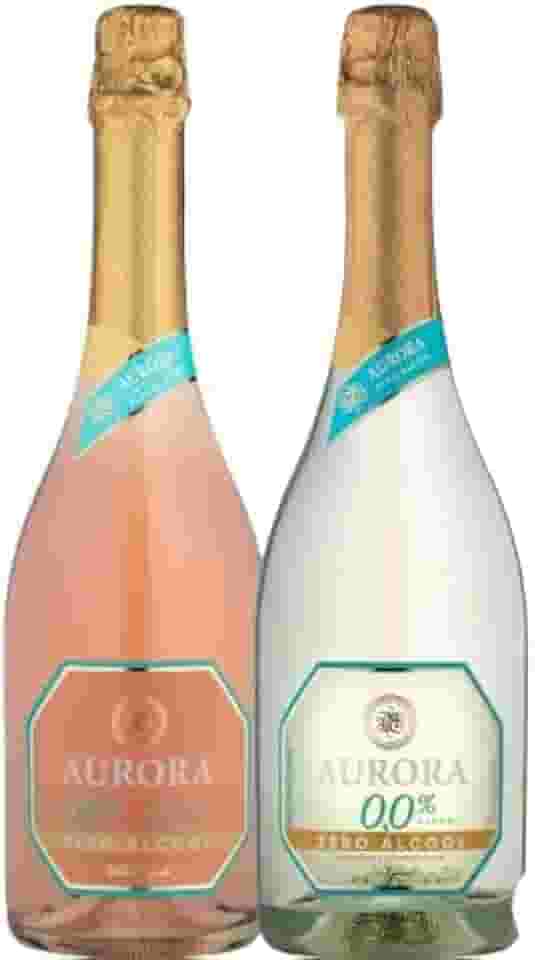 Kit 2 Garrafas Espumante Sem Álcool Aurora, Rosé e Branco,