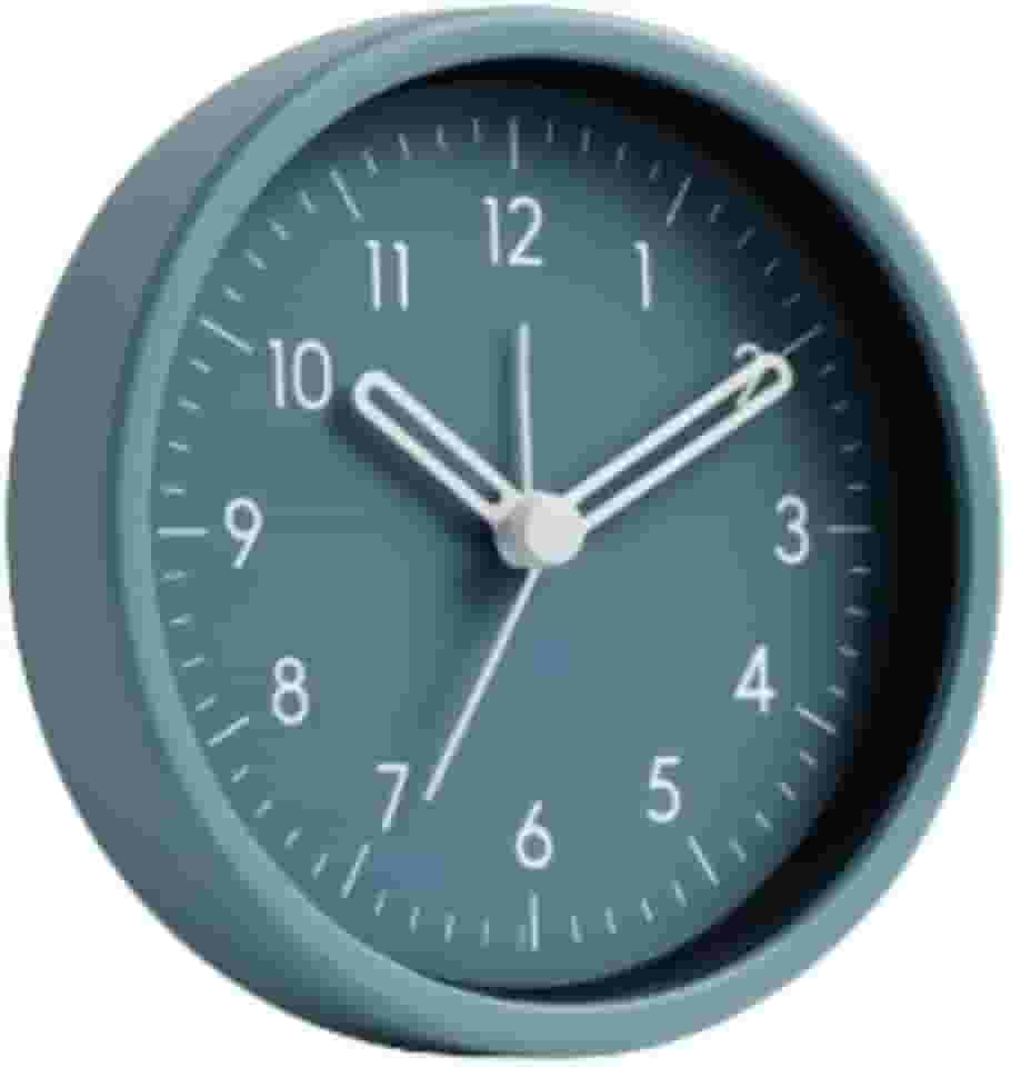 Relógio Despertador Cabeceira Analógico, Design Minimalista, Portátil, para Decoração de Casa e Escritório