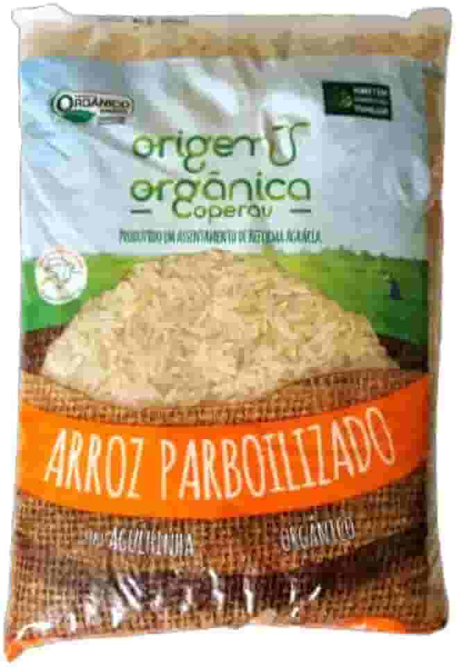 Arroz Agulhinha Longo Parboilizado Origem Orgânica 1kg