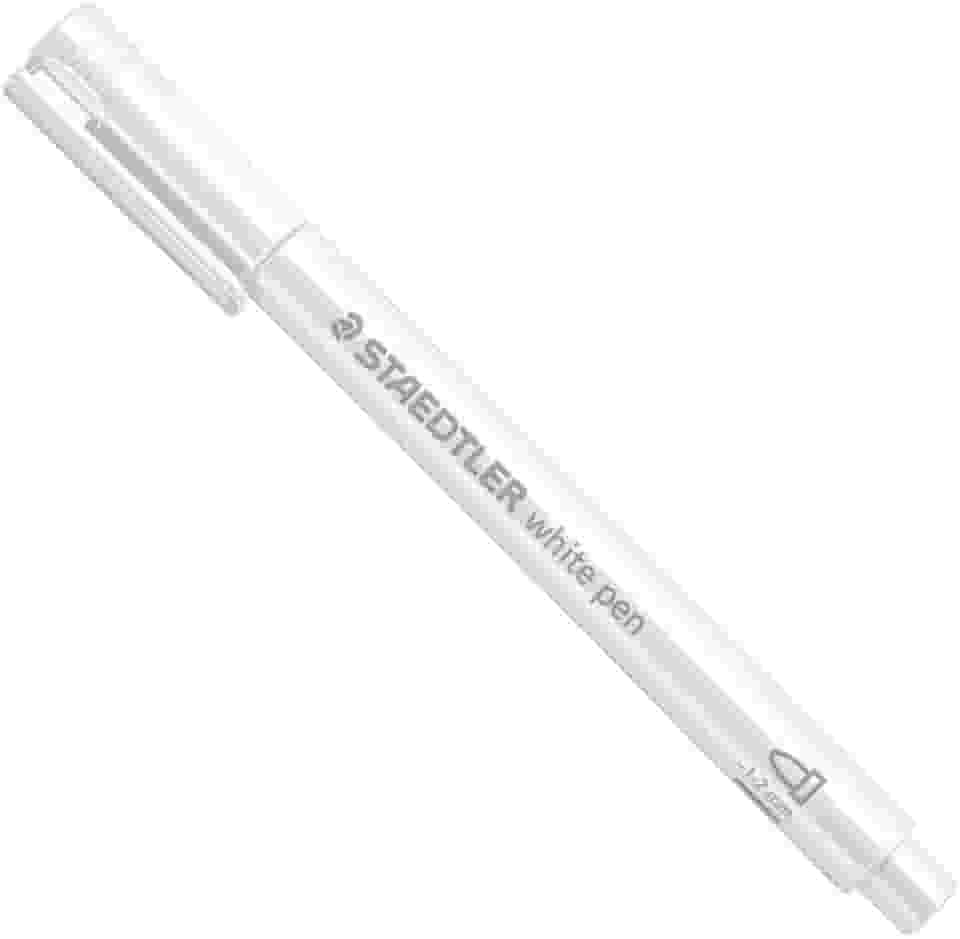 STAEDTLER 8323 - Caneta metálica, canetas metálicas branca.
