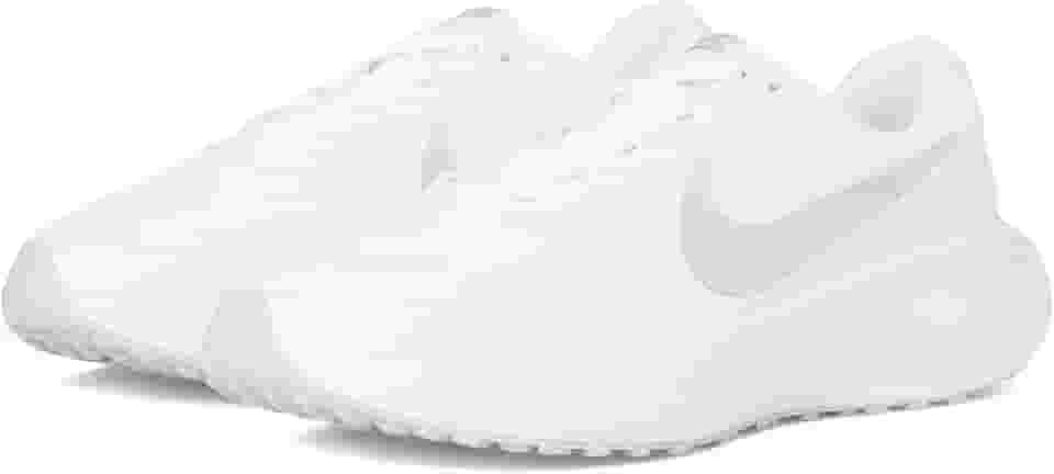 Tênis de corrida feminino Revolution 8 Road, Branco/platina pura, 8.5 X-Wide