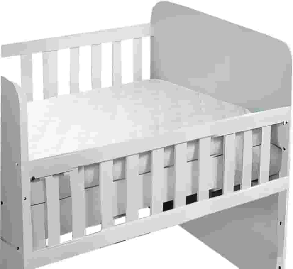 Protetor Colchão Mini Berço Bebe Antiacaro Anti Xixi Capa Impermeavel 100% Algodão Elastico, tamanho 10cm x 40cm x80cm(AxLxC)