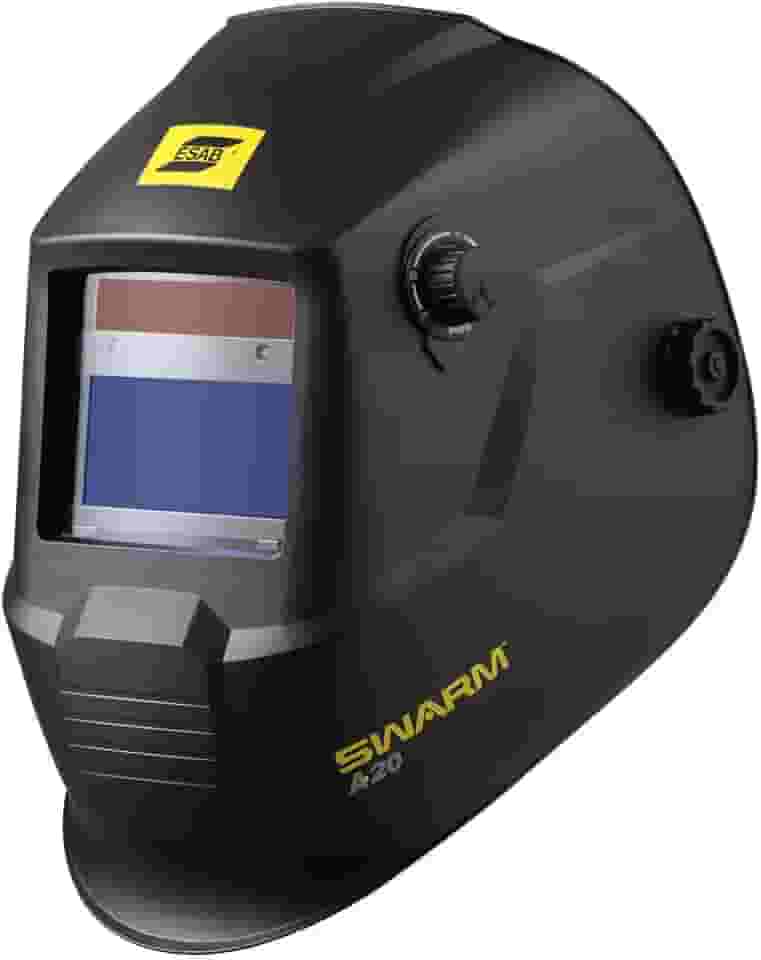 Máscara De Solda Automática Esab Swarm A20 Preto