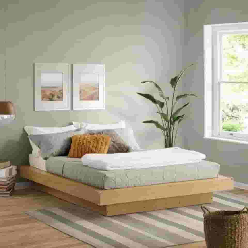 Cama Casal/Queen Tarumã MadeiraMadeira Carvalho