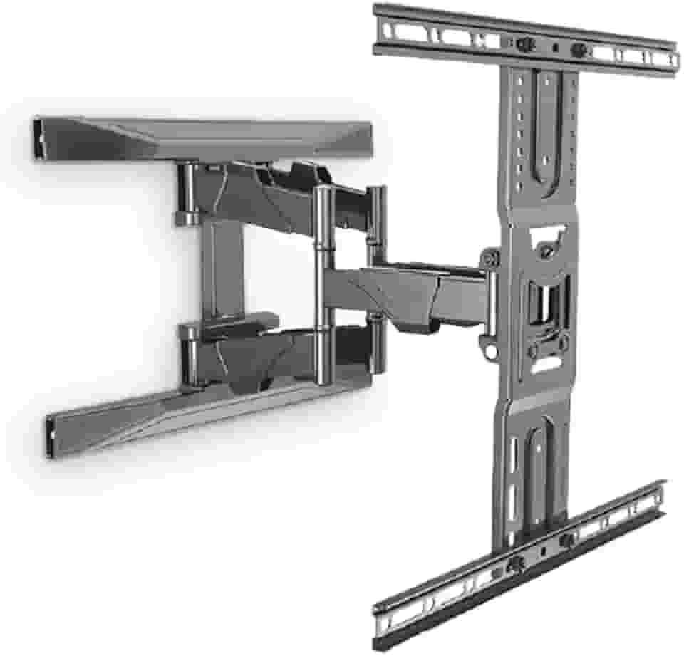 Suporte TV Articulado 32 a 86 Polegadas Universal Padrão VESA Até 46kg Regulável e Inclinável Horizontal Quarto Sala Preto