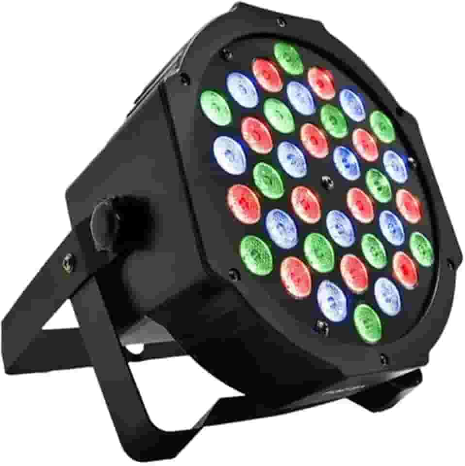 Canhão Led Refletor Strobo 36 Leds 3 Watts Rgb Dmx Bivolt, Alira Home