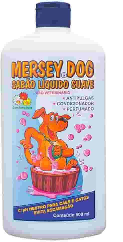 Mercey Shampoo E Condicionador Mersey Dog Neutro Antipulgas Para Cães E Gatos - 500Ml