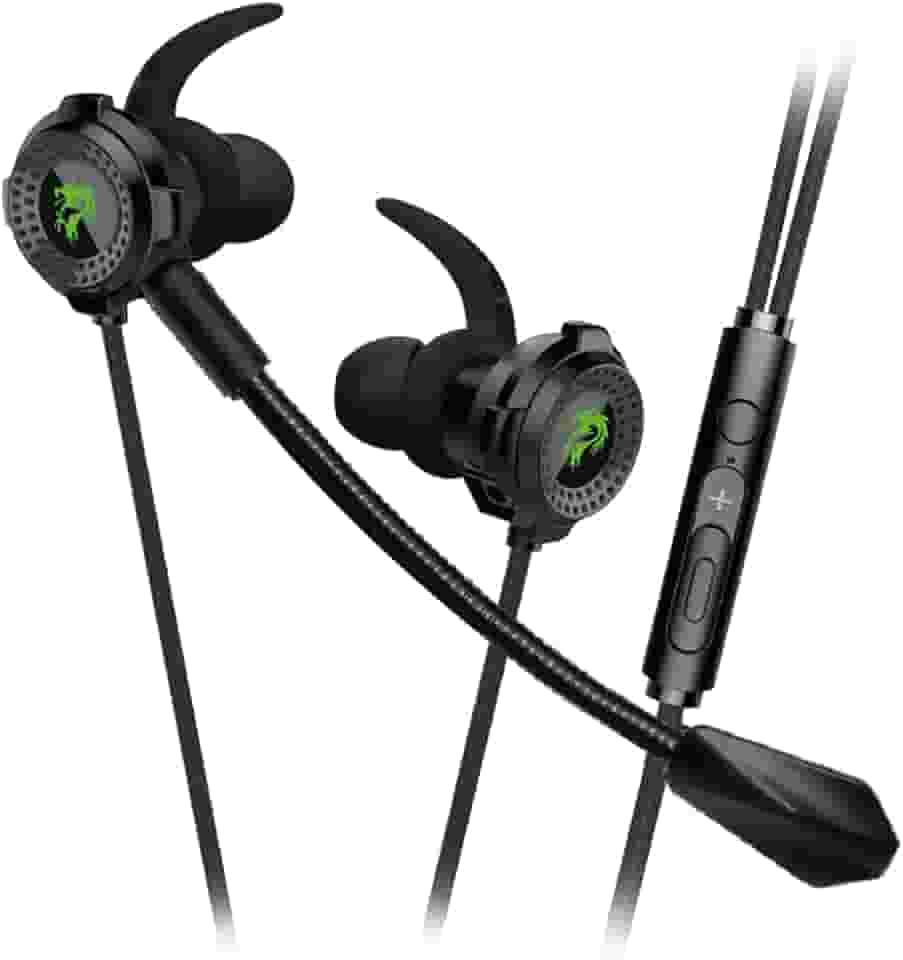 ELG, EPZHBK, Earphone Gamer Zahhak com Microfone Removível, Botão Multifunção para Smartphone, Acompanha Luva de Dedos e Case de Transporte, Preto
