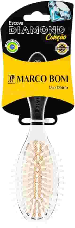 Marco Boni, Escova Uso Diario Oval Pequena Diamond, 7469, Transparente, 1 Unidade.