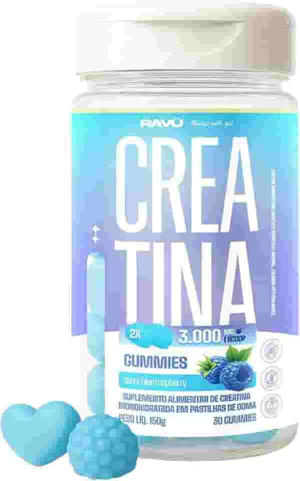 Creatina Monohidratada em Gomas | Força, Foco e Desempenho no Treino | Ravü Nutrition
