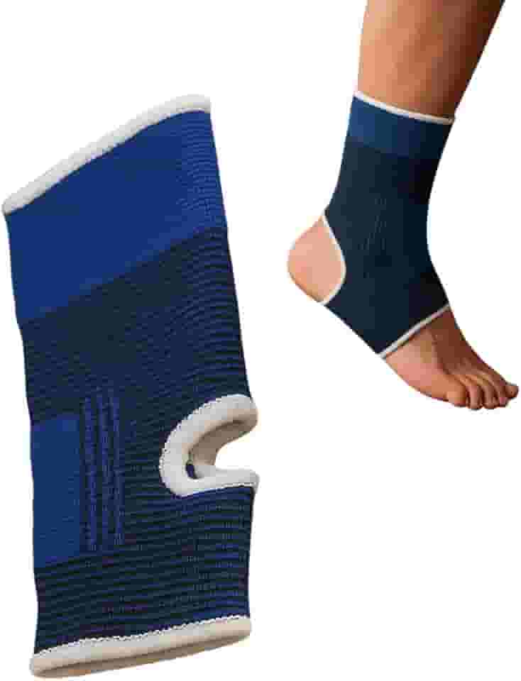 Tornozeleira de Compressão Ortopédica Ajustável Para Alívio de Dores Suporte 360° Estabilização do Tornozelo Ideal para Esportes Corrida e Lesões