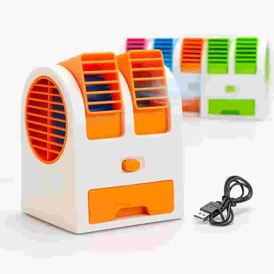 Mini Ar Condicionado Climatizador Vento Umidificador USB