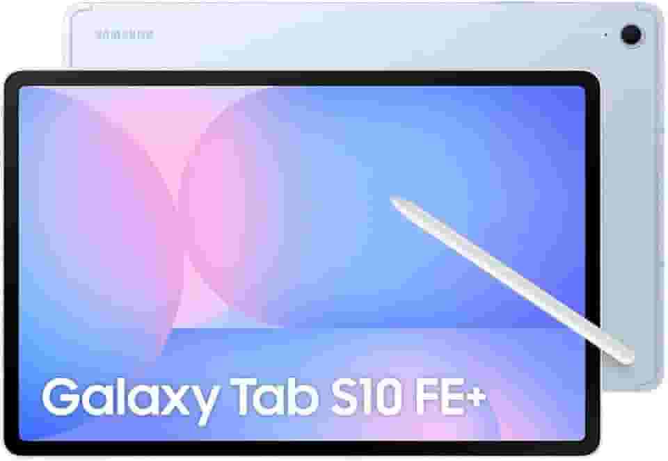 Samsung Tablet Galaxy Tab S10 FE+ WiFi, Azul, 128GB, 8GB, Tela 13.1' 90Hz, S Pen e Capa Inclusas