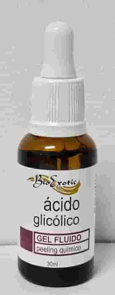 Gel Fluido Facial de Ácido Glicólico 10% Profissional (Peeling Químico) (Ph entre 3,5 e 4,0) 50 m l Bioexotic
